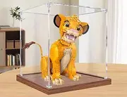 Display Case Storage Box for Lego Young Simba The Lion King 43247_Black Base