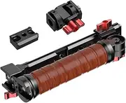 NovelGoal Adjustable Sling Handgrip Compatible with RS2/RS3, Foldable Gimbal Sling Handle w Cold Shoe, 1/4'' & 3/8'' Screw Hole, Camera Stabilizer Grip (Handle & Slider & Gimbal)