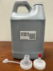 (1,000g) BULK Toner Refill for HP CF281A (81A), CF281X (81X) M604 M605 M630