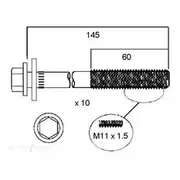 Permaseal Cylinder Head Bolt Set - HBS204