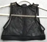 NEW Kendall + Kylie Topshop Cropped Top Women’s 2 Black Mesh Sheer Full Zip Edgy