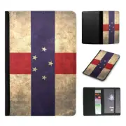 PASSPORT ITINERARY ORGANIZER|NETHERLANDS ANTILLES FLAG