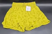 Nike Dri-FIT Big Kids Breezy High-Waisted Training Shorts Olive FB1095-390 Sz S.