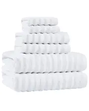 Christian Siriano NY Textured Zero Twist 6pc Towel Set