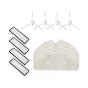For D10S Vacuum Cleaner Accessories Robot Vacuum Side Brush Filter Replacement Mop Parts