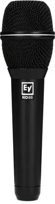 Electro-Voice ND86 Supercardioid Dynamic Vocal Microphone (2-pack) Bundle