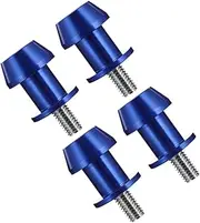 ASAKKURA Motorcycle Rear Stand Screw Kit 4pcs Replacement Swing Arm Sliders Motorbike Swing Arm Spools Stand Durable Easy Fit