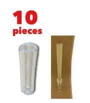 glass cone holder tip FIT for RAW ZIG ZAG elements anysize pre rolled cone(10 pk