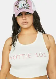 Plus How To Be A Hottie Rhinestone Tank