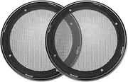 XYWHPGV Speaker Grill Cover 6 Inch 172mm Mesh Decorative Circle Subwoofer Guard Protector Black 2pcs(1218f 12acb 5cb4f 77c89 db199 c24ff