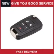 Pack of 1 For Chevrolet Equinox 5 Button Uncut Key Fob Flip Remote Case Shell