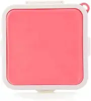 Aswalling Portable Silicone Microwave Sandwich Storage Box Lunch Boxes Reusable Toast Container Case Pink