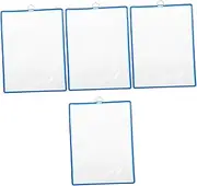 LALAFINA 4pcs Hanging File Folder Wall Organizer Thick Material Large Capacity Office Wall Mail Storage Home Classroom Organization