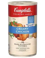 Campbell Soups Country Ladle Creamy Chicken Soup 500g x 1