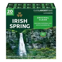 在飛比找樂天市場購物網優惠-Irish Spring 清新體香皂 127公克 X 20入