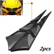 Car Decorative Air Flow Intake Scoop Bonnet Simulation Vent Cover Hood Sticker