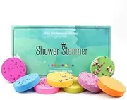 8 Scents Aromatherapy Shower Steamers - Shower Bombs with Essential Oils for Women And Men - Essential Oils for Stress Relief & Relaxing Spa Bath, Body Restore & Yoga Support - Refreshing & Calming Vapor Tablets