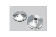 March Performance 1-Groove V-Belt Alternator Pulley & Cover 2-11/16" Billet Aluminium, Suit GM & for Ford