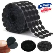 100 pairs Coins Hook and Loop Dots Circles Tape 20mm Self Adhesive round Sticker