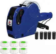 Price Tag Gun Labeller Pricing Machine Kit with Rolls Labels and Inks Roller