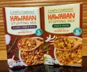 2 Box's Hawaiian Stuffing Mix 1 Sage & Onion & 1 Classic Herbs & Spices 6oz each