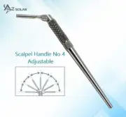 Adjustable Scalpel Handle Knife #4 for Medical Surgical Removable Blades #20-#25