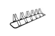 CyclingDeal 6 Bikes Bicycles Floor Type Parking Rack Stand - For Mountain MTB and Road Bike Indoor Garage Storage