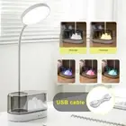 2in1 LED Desk Lamp Touch Dimmable Bedside Table Reading Study Night Light USB AU