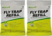 RESCUE Outdoor Non-Toxic Reusable Fly Trap Attractant Refill (2 Pack (0.51 oz))