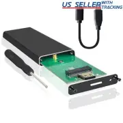 M.2 NGFF SATA SSD to USB 3.1 Type C External Drive Enclosure Case with UASP