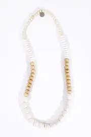 Two Tone Long Necklace--GRE-TWOT-NECK
