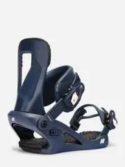 2025 NIB Womens K2 Bedford Snowboard Bindings $220 S deep blue all mountain