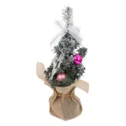 Potted Christmas Tree Miniature Pine Tree Christmas Desktop Decorations