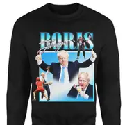 BORIS JOHNSON Sweatshirt CrewneckHoodie sweatshirt