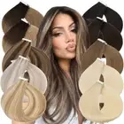 Tape Attached 100% Remy Human Hair Tape In Hair Extensions Skin Weft Ombre THICK