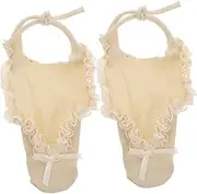 [WOFASHPURET] Strap Lace Socks Non Slip Lace Trim Socks Non-skid Lace Boat Socks No Show Lace Socks Summer Non-skid Socks Casual No Show Socks Women's Lace No Show Socks Nylon Beige