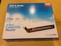 在飛比找露天拍賣優惠-TP-LINK TL-R860 8埠纜線 DSL 路由器 網