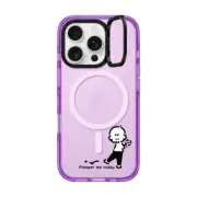 iPhone 16 Pro Impact Ring Stand Case MagSafe Compatible Pamper me today - muramatsushiori