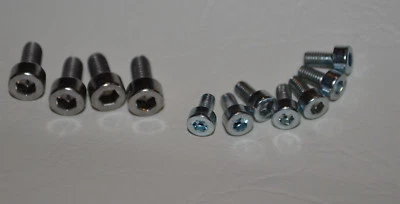 7 String Inox Stainless Steel Floyd Rose Bridge Screws Set Made In Italy