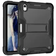 MCC Impact Shockproof iPad Air 13" M3 2025 Case Cover Apple Air13 7th Gen [Black+Black]