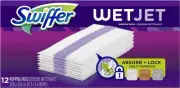 Swiffer WetJet Hardwood Floor Cleaner, Spray Mop Pad Refill, Multi Surface, 12 C