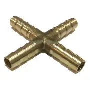 5/16 HOSE ID HOSE BARB CROSS INTERSECTION FITTING GAS/FUEL/AIR/WATER/WOG