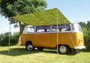 Olive Green Beach Party Camping Outdoor Shade Cloth Fabric Tiki Tapa Back Yard