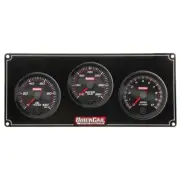 Quickcar 69-2231 Redline 2-1 Gauge Panel OP/WT w/ Recall Tachometer