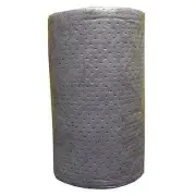 Absorbent Roll Sorbent Mat 30x300 Foot Universal Spill Pad Gray Polypropylene