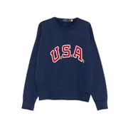 [Ralph Lauren] Ralph Lauren USA Logo Sweatshirt M BLUE
