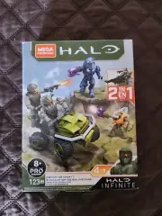 MEGA CONSTRUX HALO Recon Getaway 2 in 1 Building Set GNB40 123 Pieces NIB