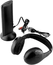 OSALADI 5-in-1 Wireless Headphones Mic Set 3.5mm Jacks Tv/Compatible Includes Built-in Fm Activity Monitoring