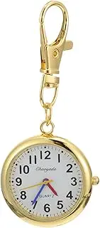 [Holibanna] 1 PC Big Character Nurse Pocket Watch Nursing Watch Watches for Pin on Watch Doctor Pocket Watch Character Watch Fob Watch Key Chains Retro Watch Zinc Alloy Golden