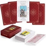Beginner Tarot Cards Deck with Meanings on Them-Tarrot Deck with Guidebook(Free